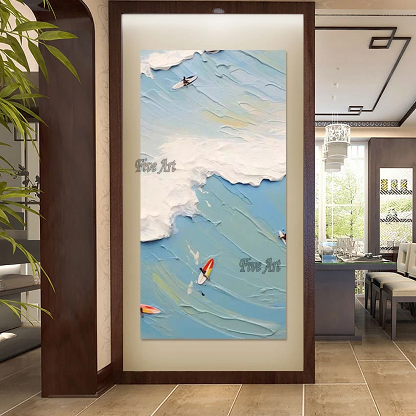 Heavy Sea Surfer Handmade New Modern Abstract Oil Painting Large Living Room Wall Picture Custom Artwork Home Decoration Objects
Heavy Sea Surfer Handmade New Modern Abstract Oil Painting Large Living Room Wall Picture Custom Artwork Home Decoration Objects