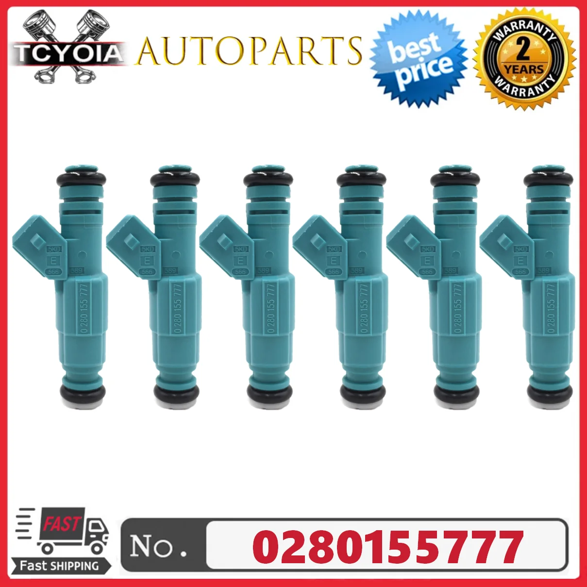 6/8pcs Fuel Injectors 0280155777 For Holden Commodore VN VG VP VS VT Statesman VQ VR VS VT 3.8L V6 5.0 V8
6/8pcs Fuel Injectors 0280155777 For Holden Commodore VN VG VP VS VT Statesman VQ VR VS VT 3.8L V6 5.0 V8