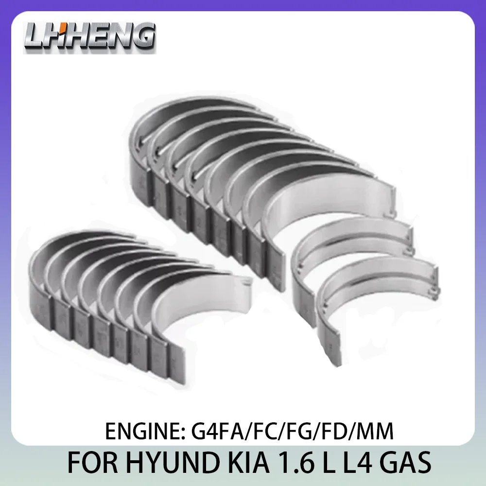 Engine Main & Rod Bearings Kit FOR 1.6L 1.6 L T L4 GAS HYUNDAI ACCENT CRETA SOLARIS KIA RIO 21020-2B100 23060-2B120 2010-2025
Engine Main & Rod Bearings Kit FOR 1.6L 1.6 L T L4 GAS HYUNDAI ACCENT CRETA SOLARIS KIA RIO 21020-2B100 23060-2B120 2010-2025