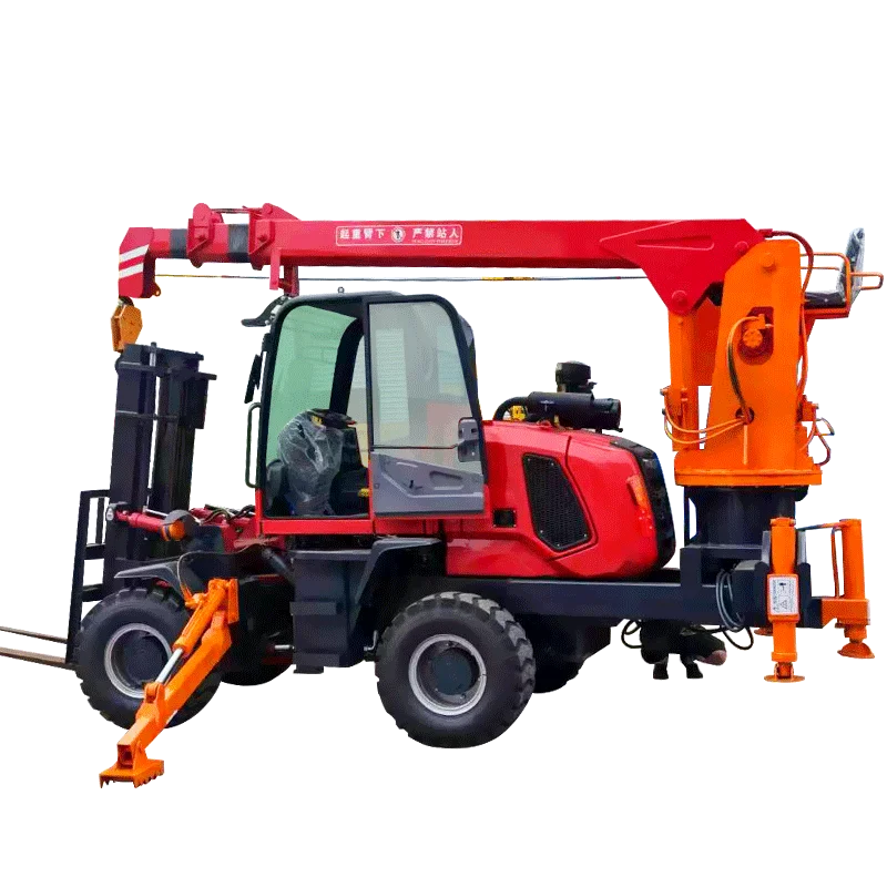 Customized Yunnei Diesel 4WD Forklift 5 Ton Telescopic Crane for Sale 
Customized Yunnei Diesel 4WD Forklift 5 Ton Telescopic Crane for Sale