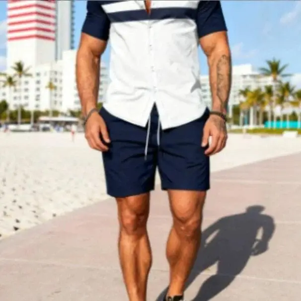 TEUM Pure Color Shirt Set New Arrival Summer Casual Sportswear Short Sleeve Long Pants Men's Fashion Basic Color
TEUM Pure Color Shirt Set New Arrival Summer Casual Sportswear Short Sleeve Long Pants Men's Fashion Basic Color