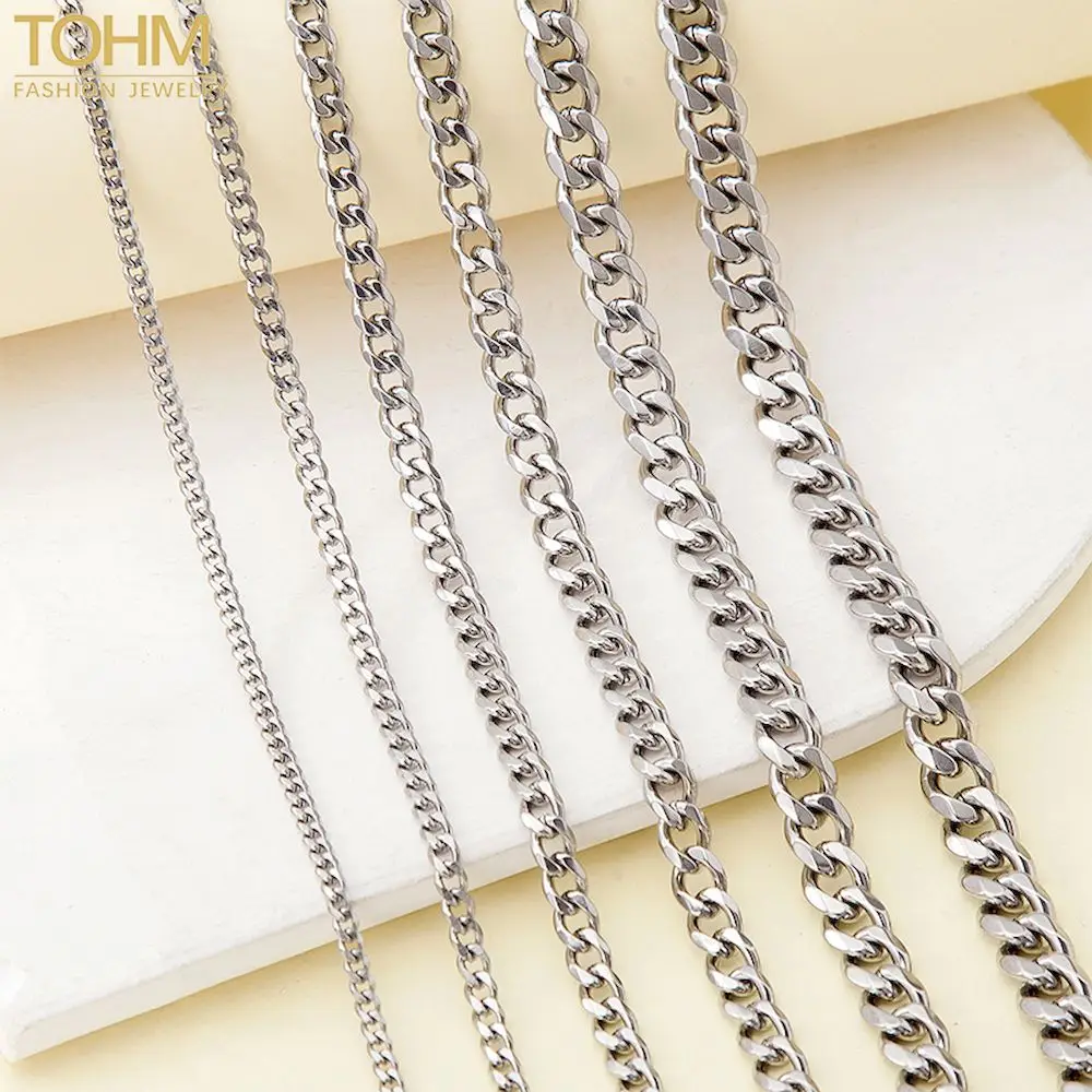 TOHM Summer Wearing Stainless Steel Men's Necklace Cuban Punk Style Fashion Collarbone Waterproof Chain Gift For Him
TOHM Summer Wearing Stainless Steel Men's Necklace Cuban Punk Style Fashion Collarbone Waterproof Chain Gift For Him