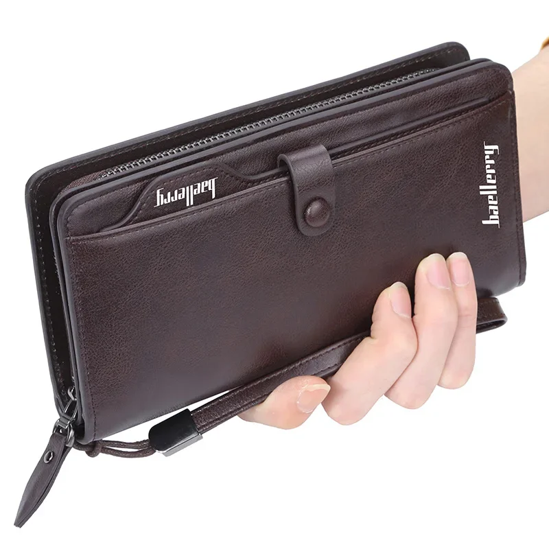 Men's Long Wallet Multi Slots Card Holder Wallets Zipper Phone Clutch Bag Multi Functional PU Leather Coin Purse Gift for Men
Men's Long Wallet Multi Slots Card Holder Wallets Zipper Phone Clutch Bag Multi Functional PU Leather Coin Purse Gift for Men