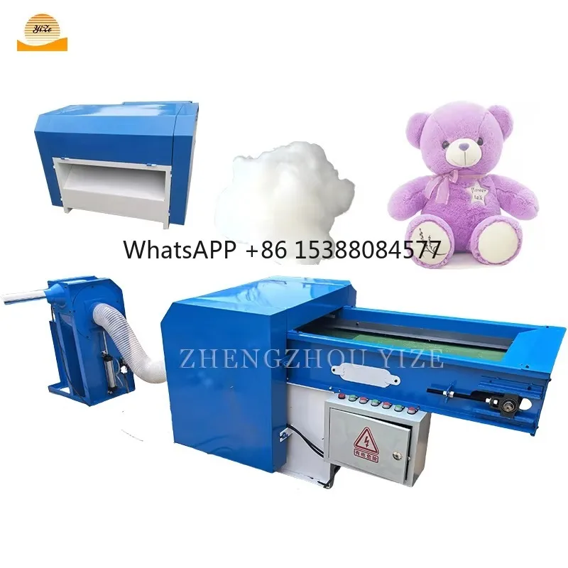 Cotton Filling Waste Fiber Recycling Polyester Fiber Opening Pillow Filling Machine Toy Stuffing Machine For Sale
Cotton Filling Waste Fiber Recycling Polyester Fiber Opening Pillow Filling Machine Toy Stuffing Machine For Sale