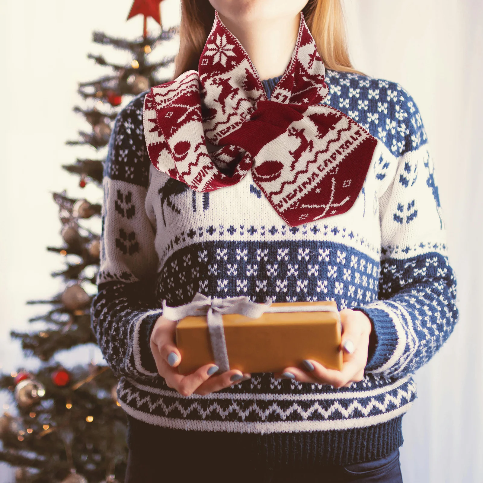 Christmas Scarf Winter for Girls Women Polyester Red and Green Scarfs Scarves Man
Christmas Scarf Winter for Girls Women Polyester Red and Green Scarfs Scarves Man