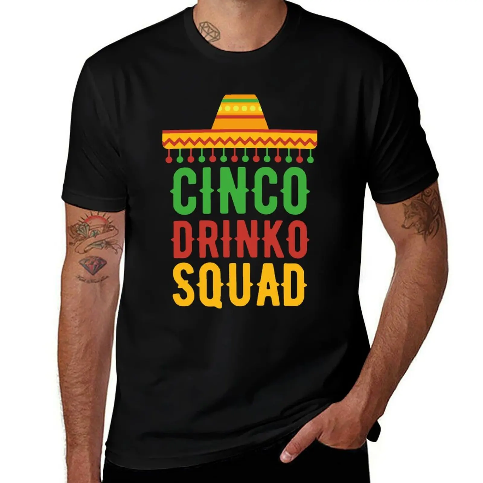 cinco drinko squad T-Shirt Large Size Short Sleeve T-Shirt
cinco drinko squad T-Shirt Large Size Short Sleeve T-Shirt