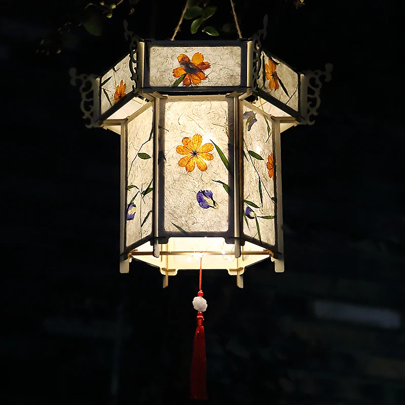 Mid-Autumn Festival Festive Lantern Flowers and Plants Paper Lamp Lantern Handmade Material Package Creative Archaistic Medium
Mid-Autumn Festival Festive Lantern Flowers and Plants Paper Lamp Lantern Handmade Material Package Creative Archaistic Medium