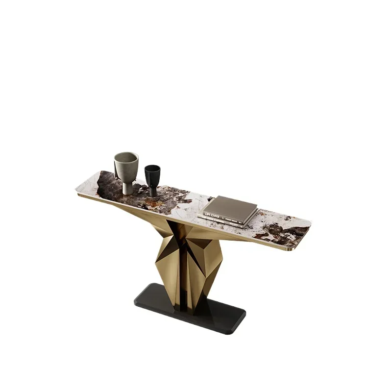 Light luxury entrance table Modern against the wall Italian minimalist front door entrance table
Light luxury entrance table Modern against the wall Italian minimalist front door entrance table