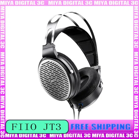 FiiO Jt3 casque de jeu filaire Hifi 50mm bobine dynamique câble Interchangeable Fiio écouteurs léger pour Pc accessoire cadeau