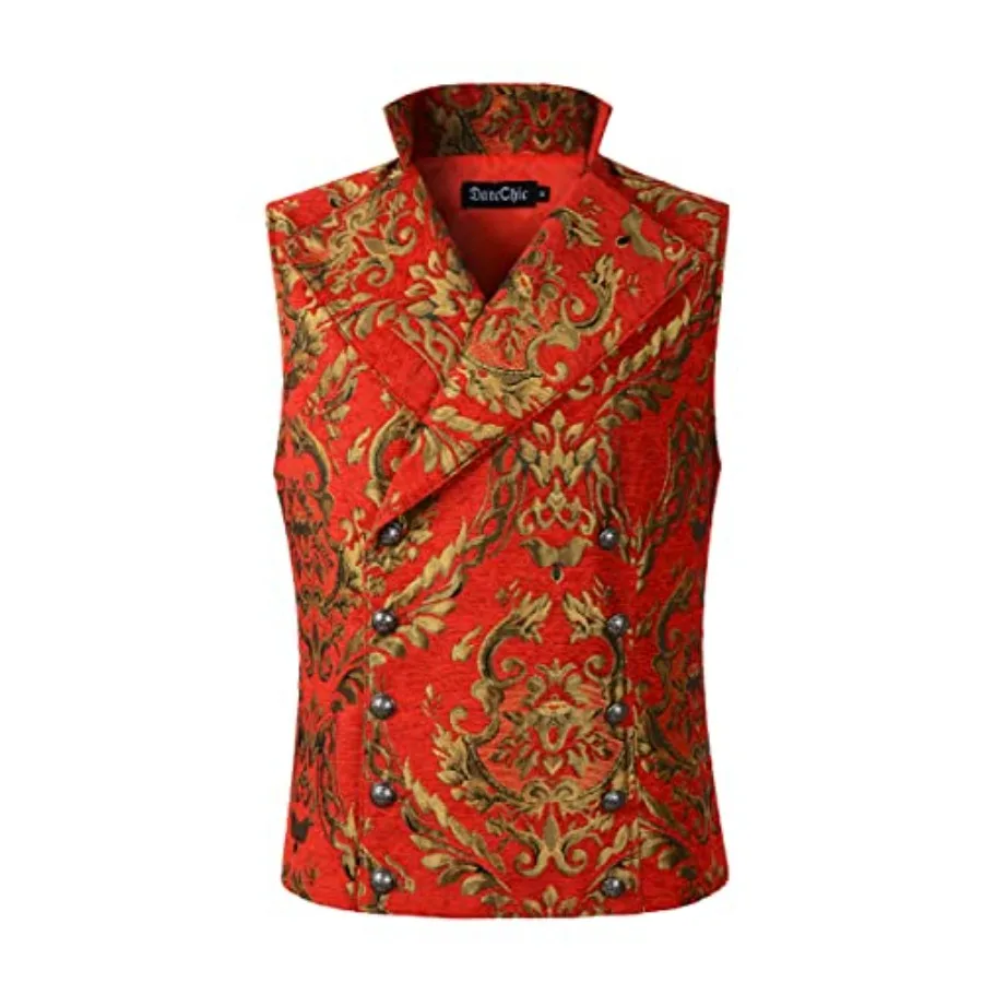 Mens Tapestry Double-breasted Vest Waistcoat Gothic Aristocrat Steampunk Victorian
Mens Tapestry Double-breasted Vest Waistcoat Gothic Aristocrat Steampunk Victorian