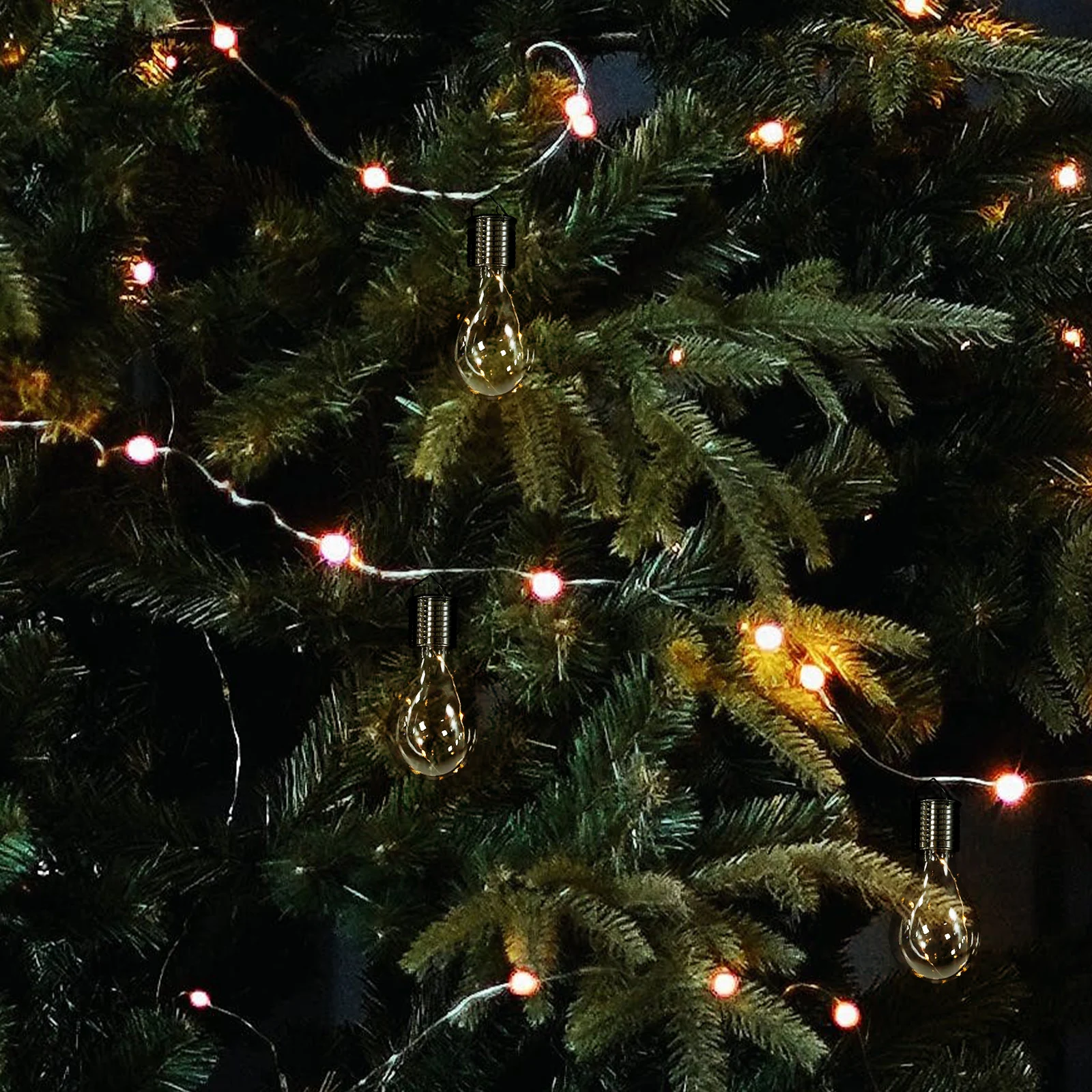 4pcs Solar Powered LED Hanging Bulb Decorative Chandelier for Indoor Outdoor Garden Festive Lighting LED Solar Bulb Hanging
4pcs Solar Powered LED Hanging Bulb Decorative Chandelier for Indoor Outdoor Garden Festive Lighting LED Solar Bulb Hanging