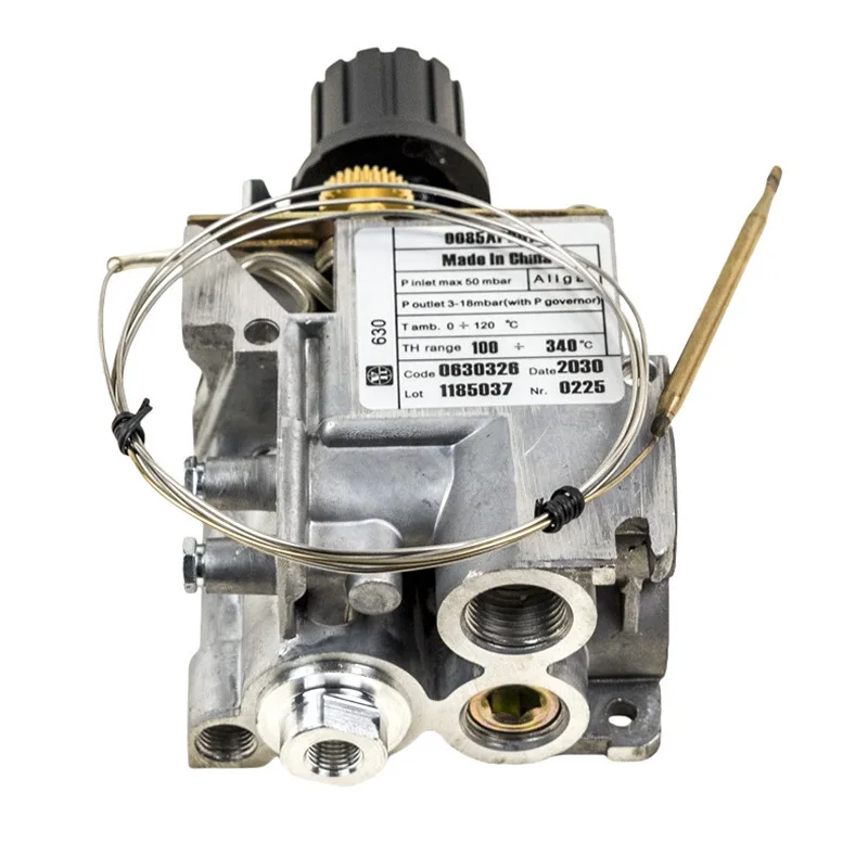 630 Gas Temperature Control Valve 100-340C with Low Pressure Operation for Fryer Steamer Oven Heating Applications
630 Gas Temperature Control Valve 100-340C with Low Pressure Operation for Fryer Steamer Oven Heating Applications