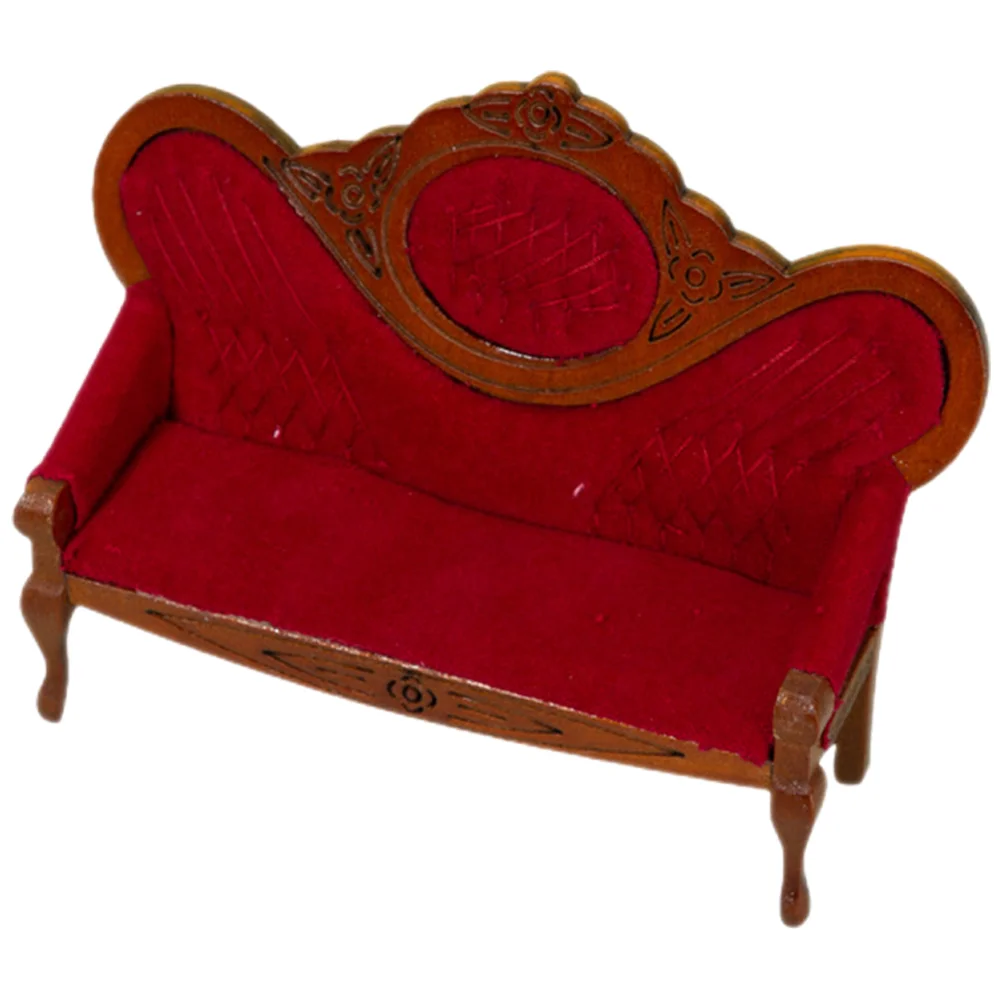 Dollhouse Sofa Couch Small Furniture Toy Velvet Miniature 1/12 Scale Figure Accessories Model Wood
Dollhouse Sofa Couch Small Furniture Toy Velvet Miniature 1/12 Scale Figure Accessories Model Wood
