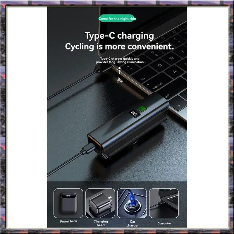 Hot Sale Cycling Lights Bicycle Headlights With High And Low Switch 800 Lumens USB-C Charging For Cyclists And Commuters
Hot Sale Cycling Lights Bicycle Headlights With High And Low Switch 800 Lumens USB-C Charging For Cyclists And Commuters