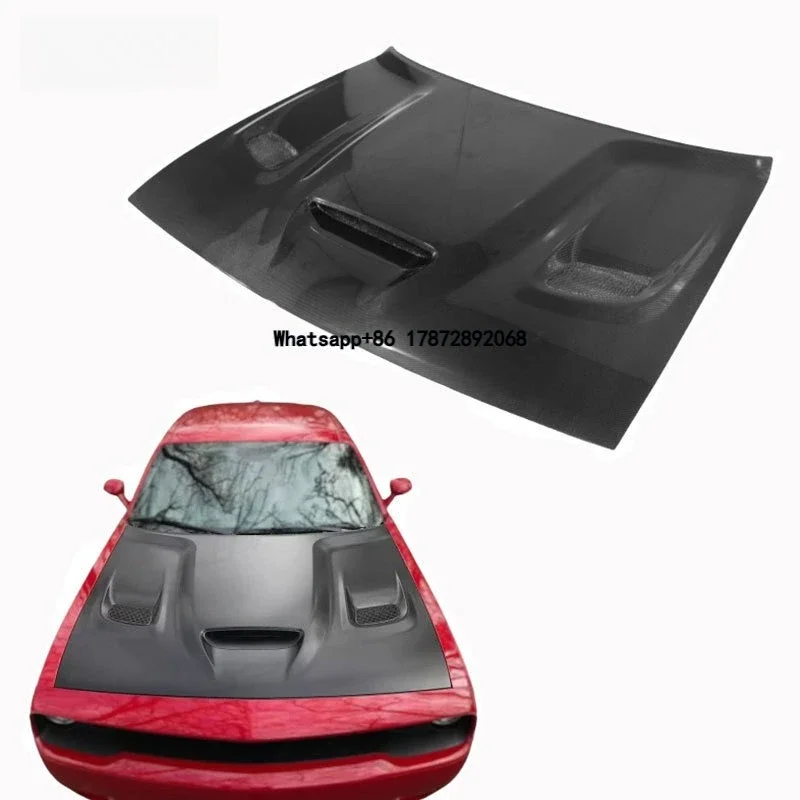 Carbon Fiber Engine Hood 2014-2023 for Dodge Challenger OEM Spare Parts Engine Bonnet Cover
Carbon Fiber Engine Hood 2014-2023 for Dodge Challenger OEM Spare Parts Engine Bonnet Cover