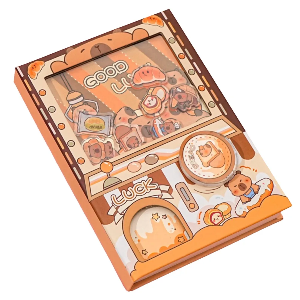 Color Inner Page Gashapon Mahines Notebook Relaxing Kawaii Capybara Notebook Cartoon Shaking Square Writing Pad Girls
Color Inner Page Gashapon Mahines Notebook Relaxing Kawaii Capybara Notebook Cartoon Shaking Square Writing Pad Girls