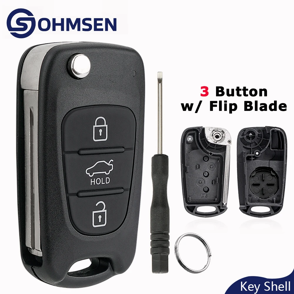Flip Remote Key Fob Shell Case 3 Button with Hold For Kia Rondo Sportage Soul Rio Ceed Picanto Hyundai 10 i20 i30 ix35
Flip Remote Key Fob Shell Case 3 Button with Hold For Kia Rondo Sportage Soul Rio Ceed Picanto Hyundai 10 i20 i30 ix35