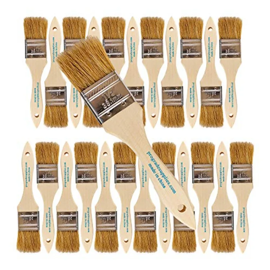 Chip Paint Brushes - 24-Pack - 1.5" Chip Brushes for Paints, Stains, Varnishes, Glues, and Gesso - Home Improvement - Interior
Chip Paint Brushes - 24-Pack - 1.5" Chip Brushes for Paints, Stains, Varnishes, Glues, and Gesso - Home Improvement - Interior