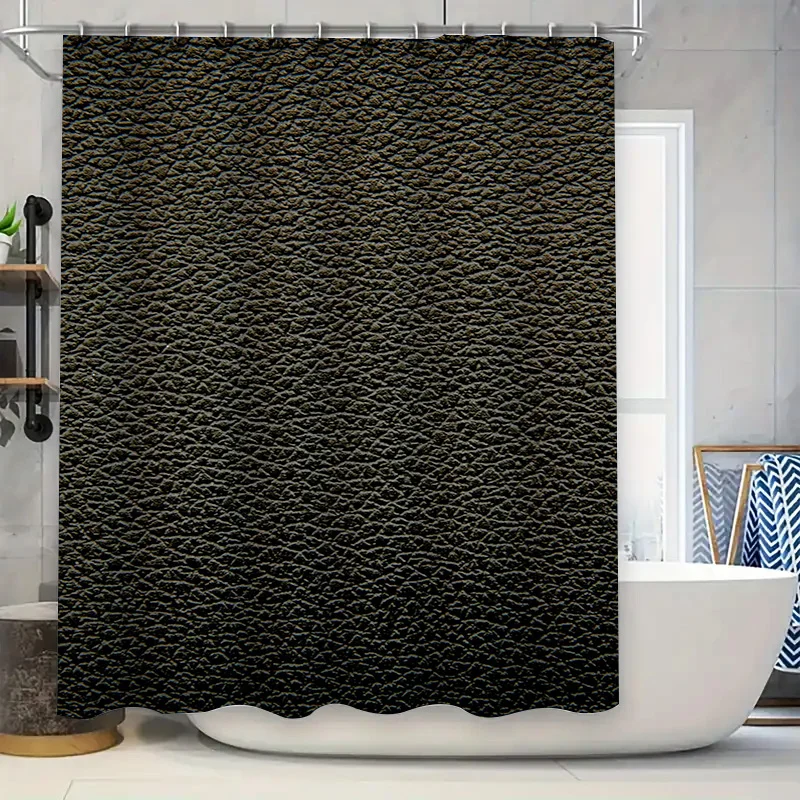 Black Shower Curtain Waterproof with 3D Effect Texture Bathroom Decorative Shower Panels for Home Use
Black Shower Curtain Waterproof with 3D Effect Texture Bathroom Decorative Shower Panels for Home Use