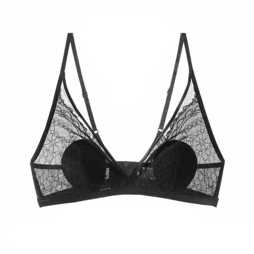 Fashion Lace Mesh Wireless Deep V Bra Shockproof Transparent Brassiere for Women Lingerie Adjustable Push Up Underwear Girls
Fashion Lace Mesh Wireless Deep V Bra Shockproof Transparent Brassiere for Women Lingerie Adjustable Push Up Underwear Girls