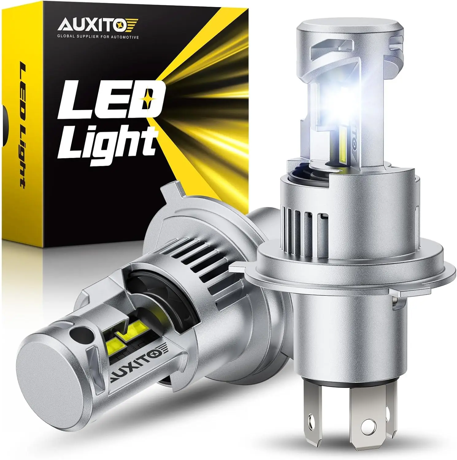 H4 Bulbs, 44000LM Ultra-Bright, Plug N Play, Long Lifespan, No Flicker, 99% Compatibility, 2PCS
H4 Bulbs, 44000LM Ultra-Bright, Plug N Play, Long Lifespan, No Flicker, 99% Compatibility, 2PCS
