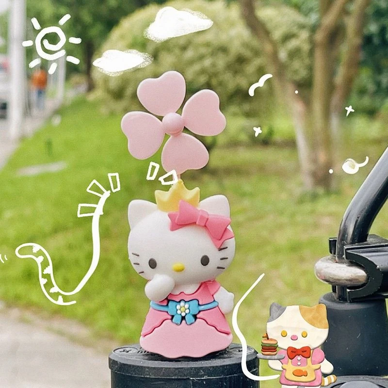 Sanrio anime cute Hello kitty ornaments bicycle small windmill motorcycle decoration rearview mirror rotation small windmill
Sanrio anime cute Hello kitty ornaments bicycle small windmill motorcycle decoration rearview mirror rotation small windmill