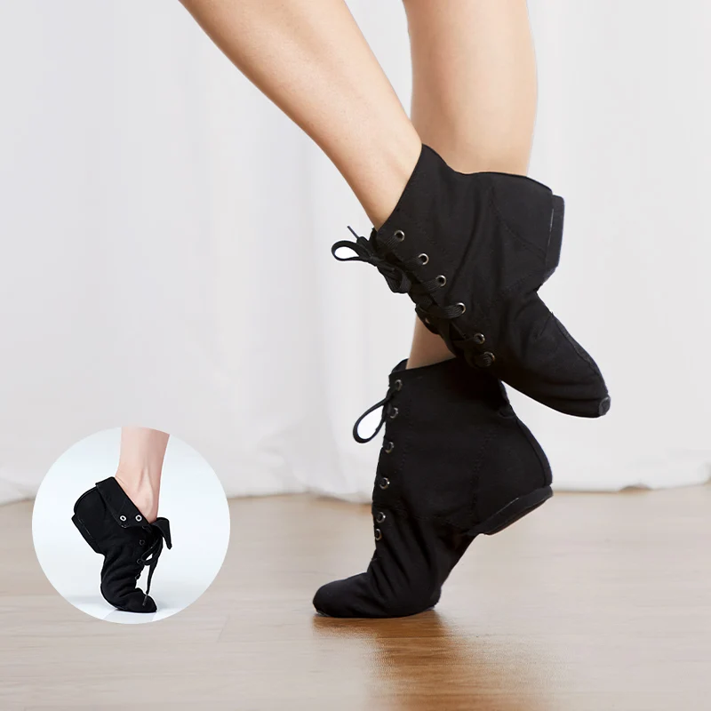 Jazz Dance Boots Girls Boys Canvas Jazz Shoes Black Dance Sneakers Women Soft Split Sole Dance Shoes Lace Up Children Adult
Jazz Dance Boots Girls Boys Canvas Jazz Shoes Black Dance Sneakers Women Soft Split Sole Dance Shoes Lace Up Children Adult