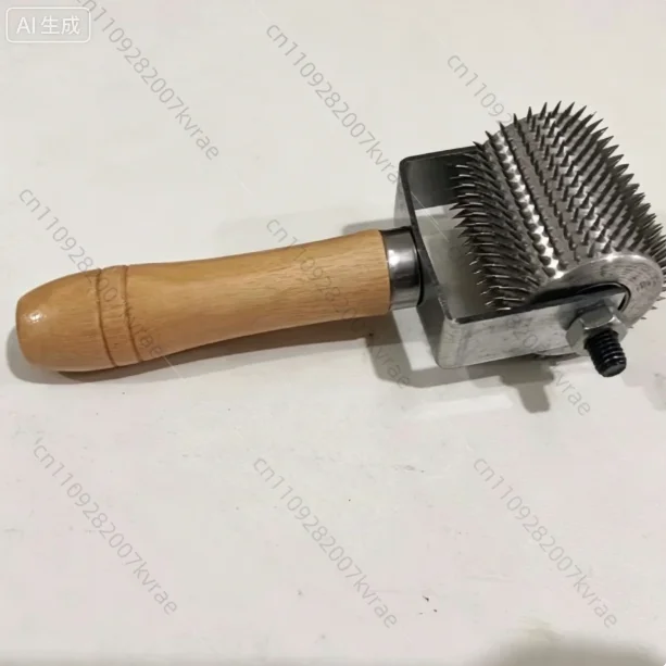 Handheld Needle Roller with Handle Roller Small Push Perforation Non-woven Fabric Length 26cm
Handheld Needle Roller with Handle Roller Small Push Perforation Non-woven Fabric Length 26cm