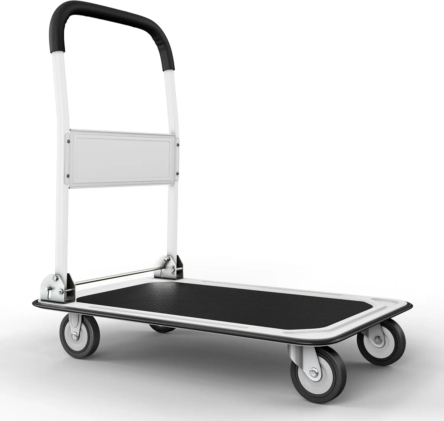 Upgraded Foldable Push Cart Dolly | 330 Lbs. Acity Moving Platform Hand Tru | Heavy Duty Space Saving Collapsible | Swivel Push
Upgraded Foldable Push Cart Dolly | 330 Lbs. Acity Moving Platform Hand Tru | Heavy Duty Space Saving Collapsible | Swivel Push