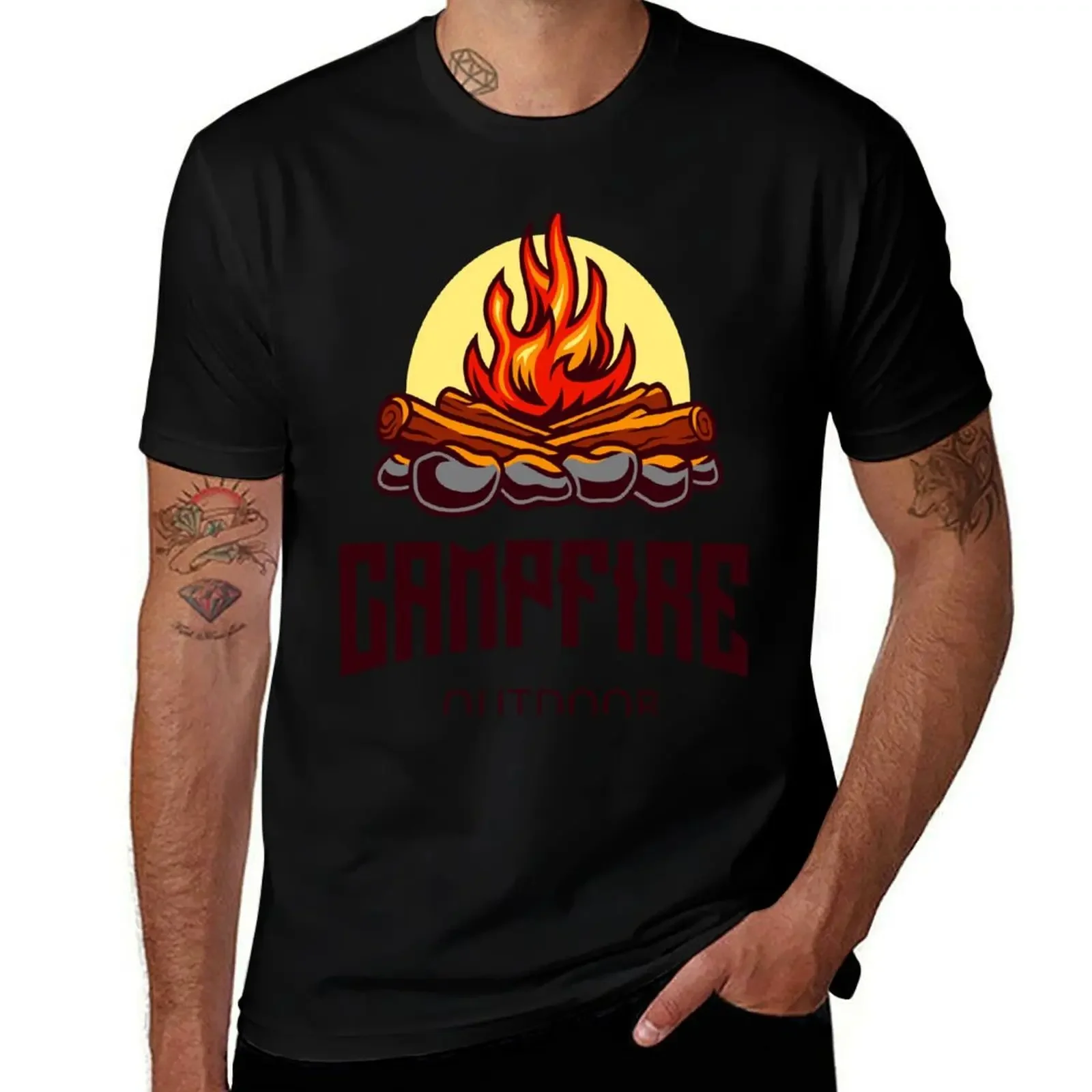 Wildfire Wanderer Campfire Outdoor T-Shirt summer clothes summer top t shirts men
Wildfire Wanderer Campfire Outdoor T-Shirt summer clothes summer top t shirts men