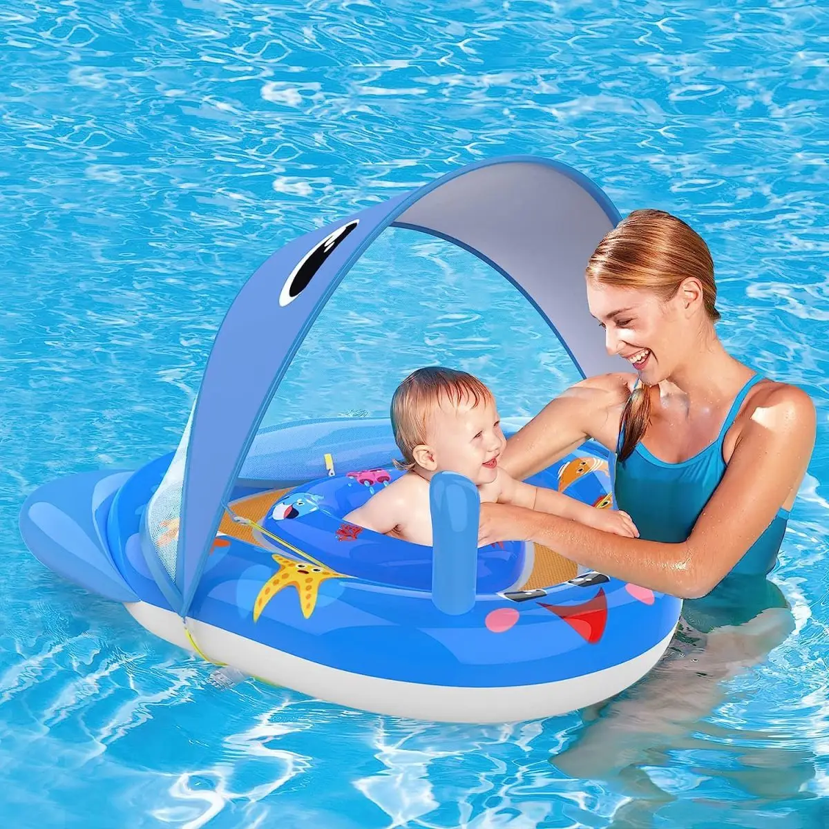 Thickened children's swimming ring, 1-6 years old can sit, with non-slip mat, children's inflatable buoy, send pump
Thickened children's swimming ring, 1-6 years old can sit, with non-slip mat, children's inflatable buoy, send pump