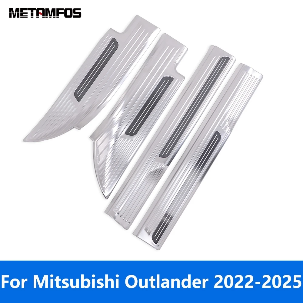Для Mitsubishi Outlander 2022 2023 2024 2025 внутренняя накладка на порог, приветственная педаль, защита входа, аксессуары, Стайлинг автомобиля
Для Mitsubishi Outlander 2022 2023 2024 2025 внутренняя накладка на порог, приветственная педаль, защита входа, аксессуары, Стайлинг автомобиля