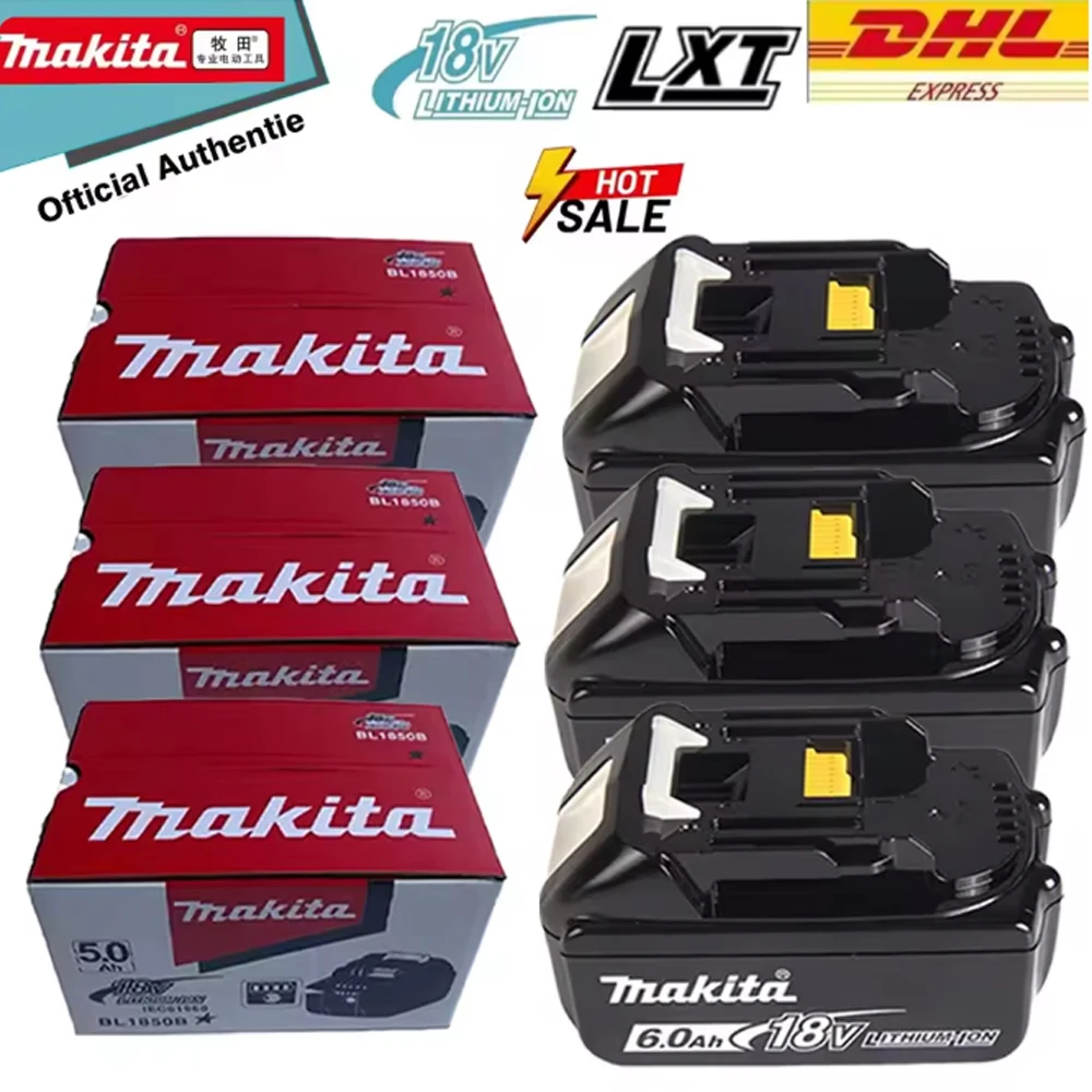Makita Battery BL1860 Rechargeable Battery 18V 6.0Ah Lithium Ion for Makita 18v Battery 6Ah BL1850 BL1880 BL1860B LXT400
Makita Battery BL1860 Rechargeable Battery 18V 6.0Ah Lithium Ion for Makita 18v Battery 6Ah BL1850 BL1880 BL1860B LXT400