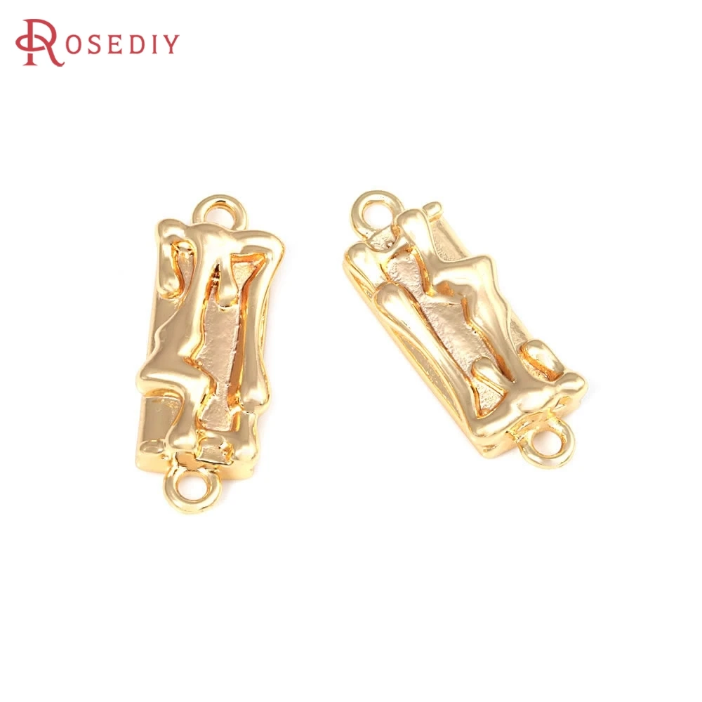 6PCS 18K Gold Color Brass 2 Holes Rectangle Connect Charms Pendants High Quality Jewelry Making Necklace Accessories for Women
6PCS 18K Gold Color Brass 2 Holes Rectangle Connect Charms Pendants High Quality Jewelry Making Necklace Accessories for Women