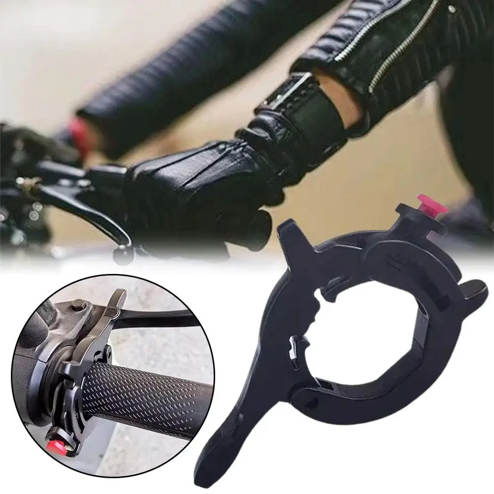 Universal Aluminum Motorcycle Cruise Control Throttle Lock, Handlebar Wrist Grip Retainer Assist Accessory
Universal Aluminum Motorcycle Cruise Control Throttle Lock, Handlebar Wrist Grip Retainer Assist Accessory