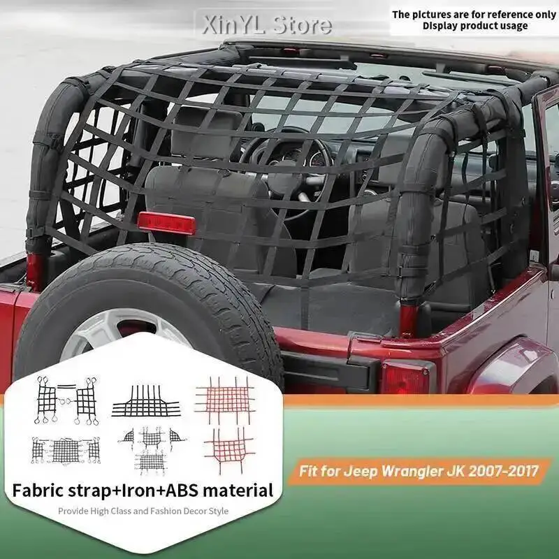 For Jeep Wrangler JK 2007-2017 Car Oxford Cloth Car Roof Safety Protection Net Kit Accessories
For Jeep Wrangler JK 2007-2017 Car Oxford Cloth Car Roof Safety Protection Net Kit Accessories