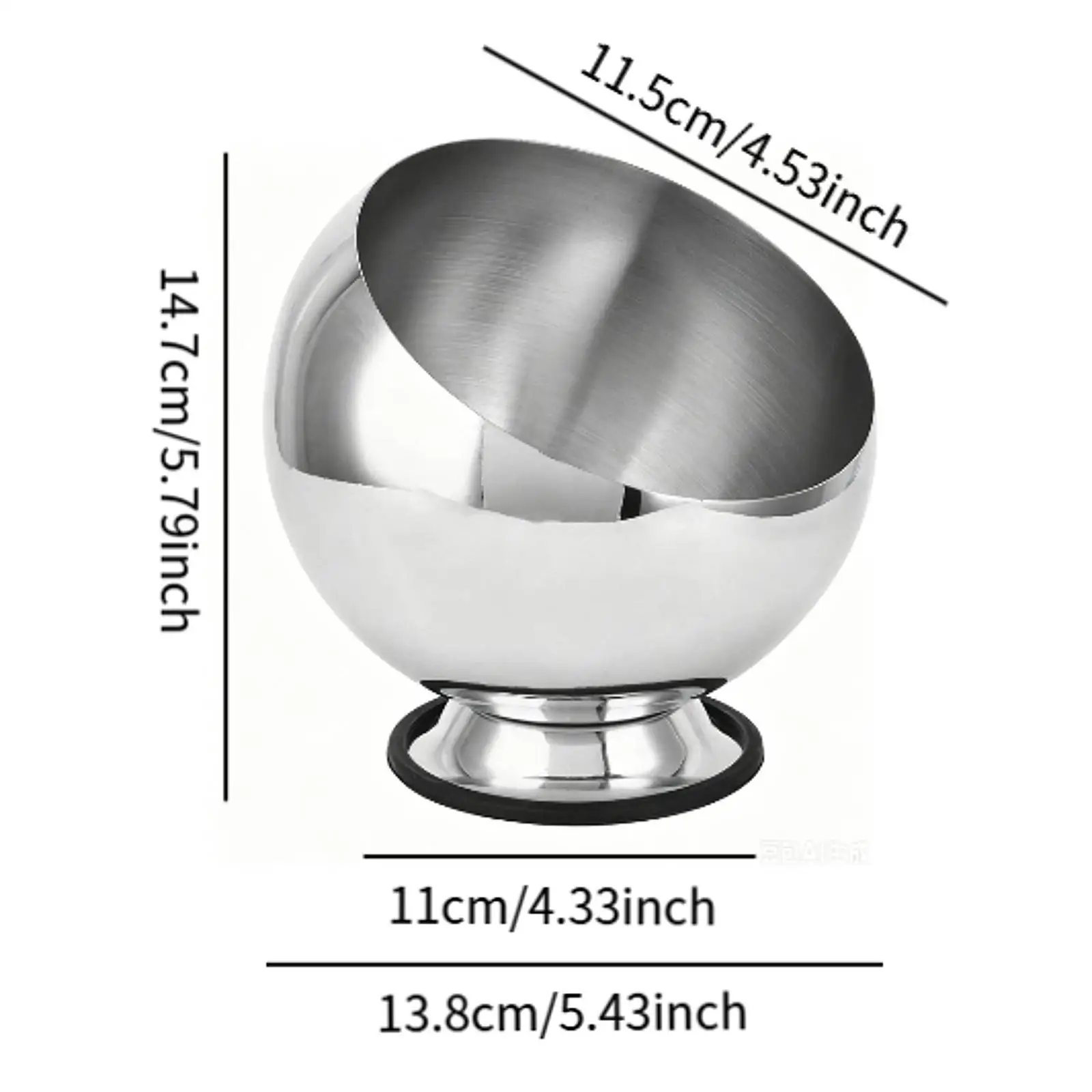 Metal Condiment Bowl Mini Slanted Sauce Dish Durable Sushi Dipping Plate for Family Buffet Self Service Meal
Metal Condiment Bowl Mini Slanted Sauce Dish Durable Sushi Dipping Plate for Family Buffet Self Service Meal