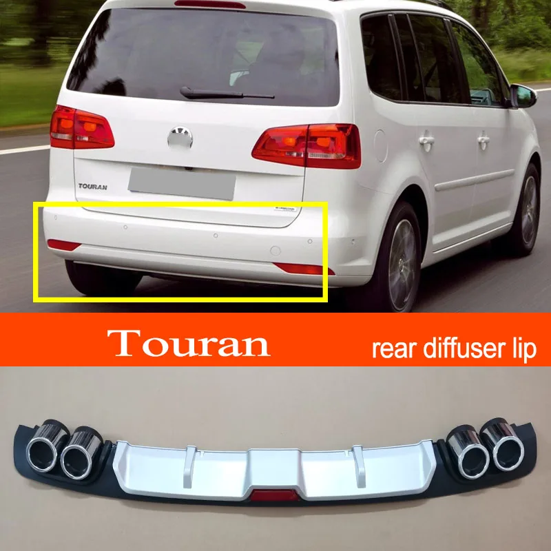 Touran ABS Plastic Material Black / Silver Auto Car Rear Bumper Rear Diffuser Spoiler Lip for Volkswagen Touran
Touran ABS Plastic Material Black / Silver Auto Car Rear Bumper Rear Diffuser Spoiler Lip for Volkswagen Touran