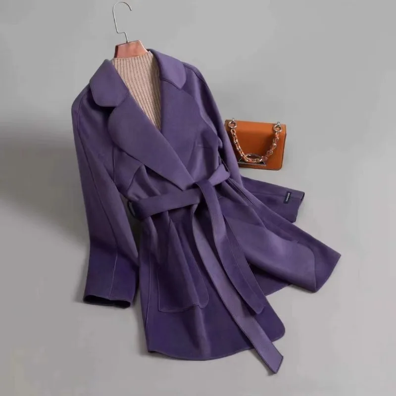 2023 Autumn Winter New High-End Short Wool Overcoat Women Mid-Length Loose Large Size Cashmere Coat Temperament Casual Outwear
2023 Autumn Winter New High-End Short Wool Overcoat Women Mid-Length Loose Large Size Cashmere Coat Temperament Casual Outwear