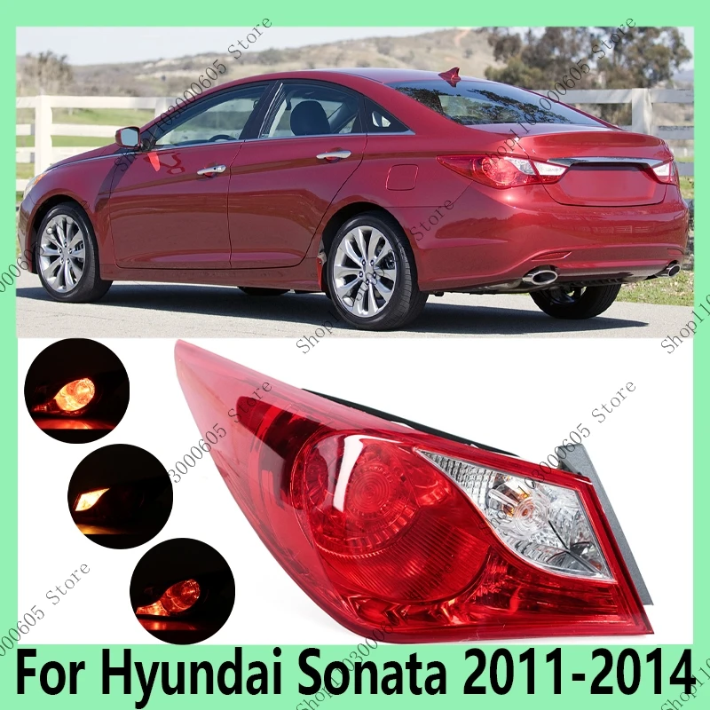 For Hyundai Sonata 2011-2014 Automobile Accessories Rear Bumper Tail Light Assembly Turn Signal Brake Brake Light Reverse Light 
For Hyundai Sonata 2011-2014 Automobile Accessories Rear Bumper Tail Light Assembly Turn Signal Brake Brake Light Reverse Light