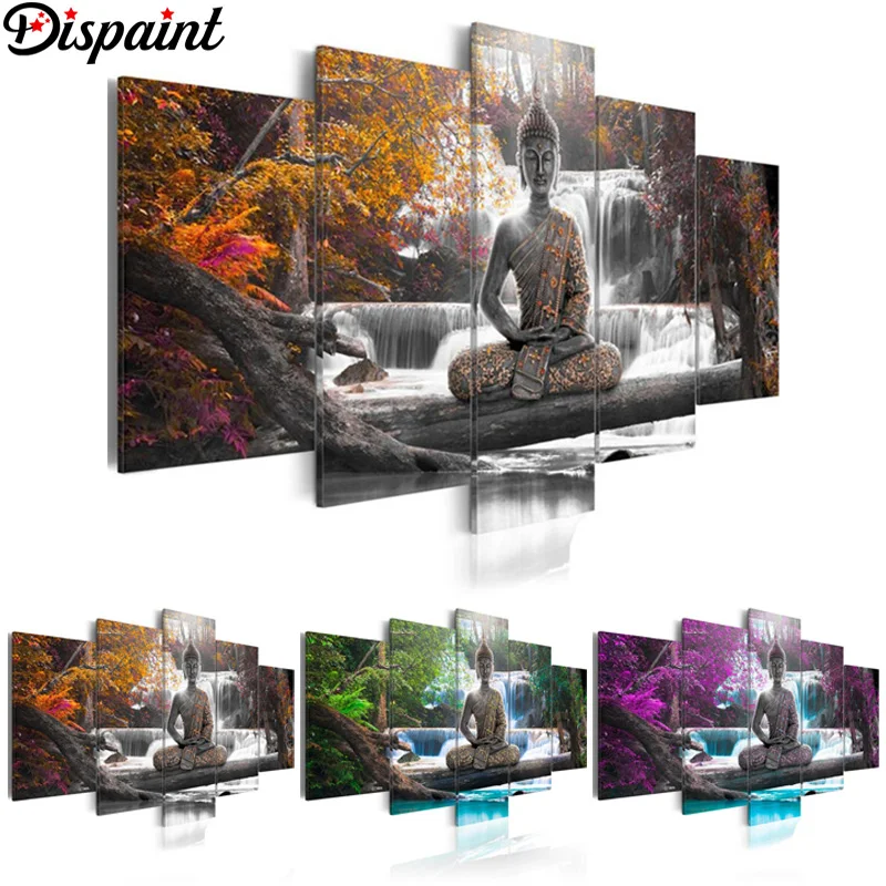Dispaint 5pcs Paint With Diamond Embroidery "Religion Buddha" Diamond Painting Full Square Round Picture Of Rhinestone Decor
Dispaint 5pcs Paint With Diamond Embroidery "Religion Buddha" Diamond Painting Full Square Round Picture Of Rhinestone Decor