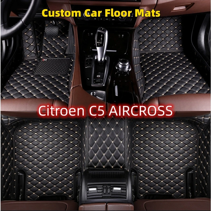 Полный комплект, автомобильные коврики на заказ для Citroen C5 AIRCROSS 2017-2022 года, детали интерьера, автомобильные аксессуары, ковер
Полный комплект, автомобильные коврики на заказ для Citroen C5 AIRCROSS 2017-2022 года, детали интерьера, автомобильные аксессуары, ковер