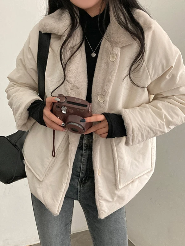 Корейская двусторонняя носимая теплая хлопковая куртка, женская зимняя модная хлопковая одежда против старения
Корейская двусторонняя носимая теплая хлопковая куртка, женская зимняя модная хлопковая одежда против старения