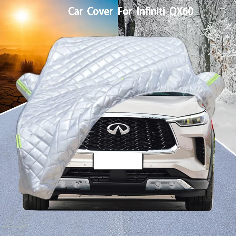 For Infiniti QX60 Car Cover Delivers Hail Protection, Scratch Guard, prevents paint peelingRain & Snow Resistance
For Infiniti QX60 Car Cover Delivers Hail Protection, Scratch Guard, prevents paint peelingRain & Snow Resistance