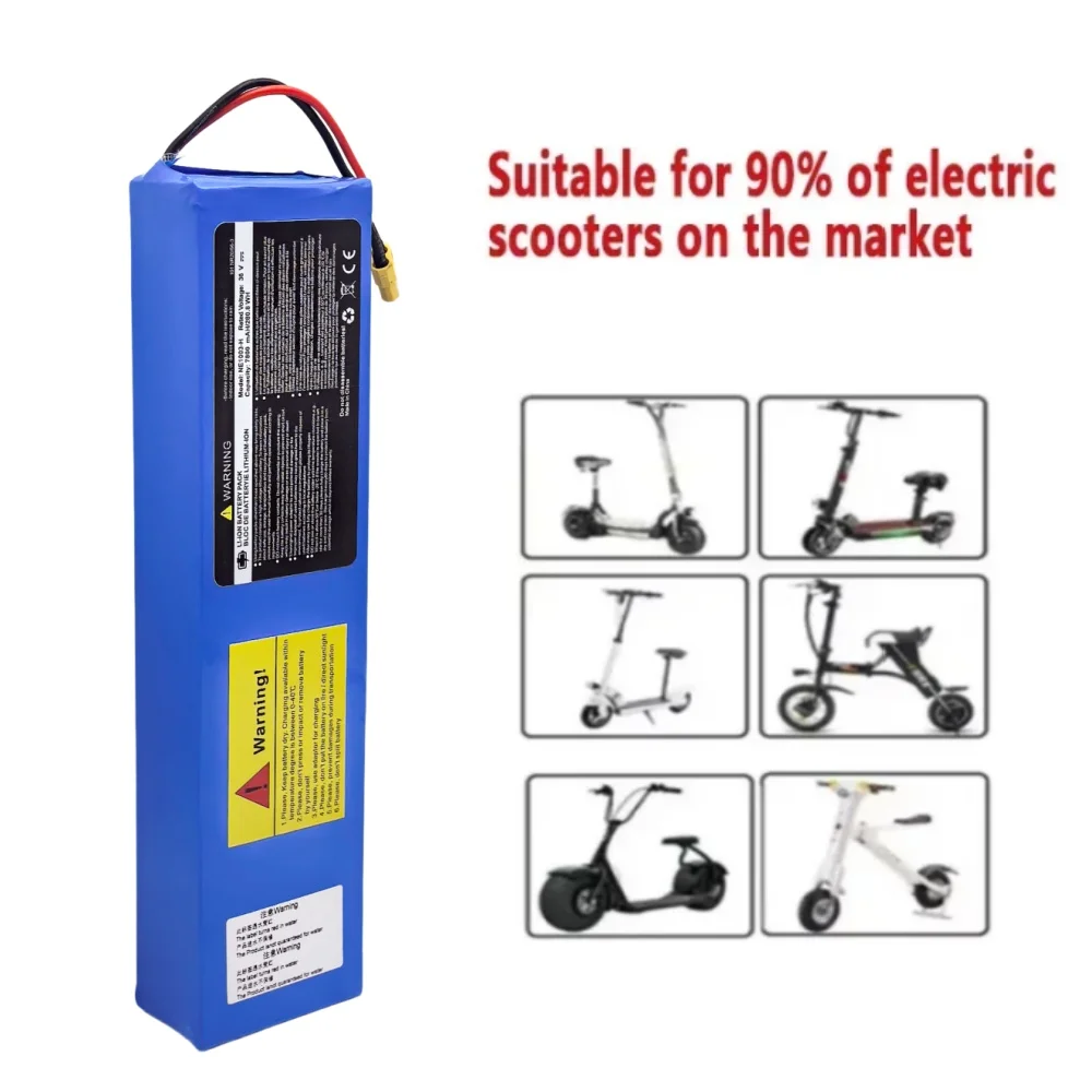 36V 7800mAh 18650 10S3P Rechargeable Li-ion Battery Pack for KUGOO S1, S2, S3 Electric Scooters
36V 7800mAh 18650 10S3P Rechargeable Li-ion Battery Pack for KUGOO S1, S2, S3 Electric Scooters