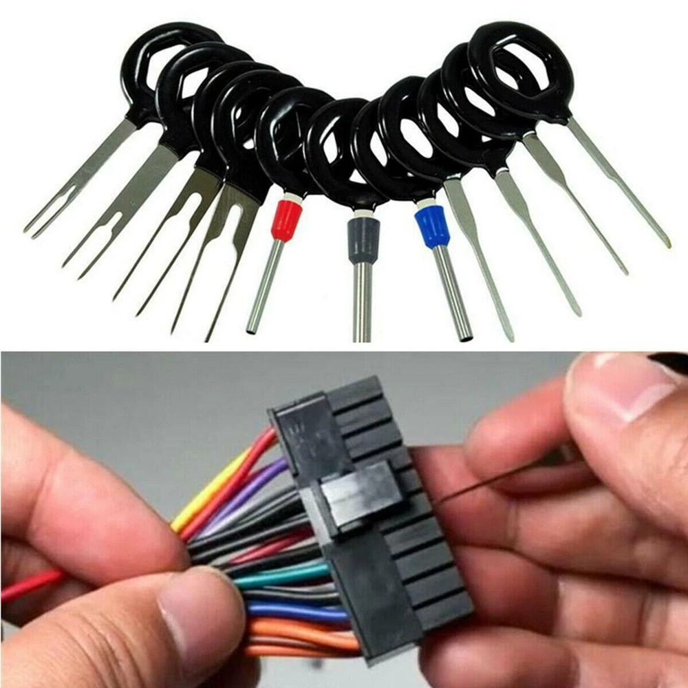76Pcs Wire Terminal Removal Tool Automotive Wire Crimping Connector Pin Kit Car Disassembly Tools
76Pcs Wire Terminal Removal Tool Automotive Wire Crimping Connector Pin Kit Car Disassembly Tools