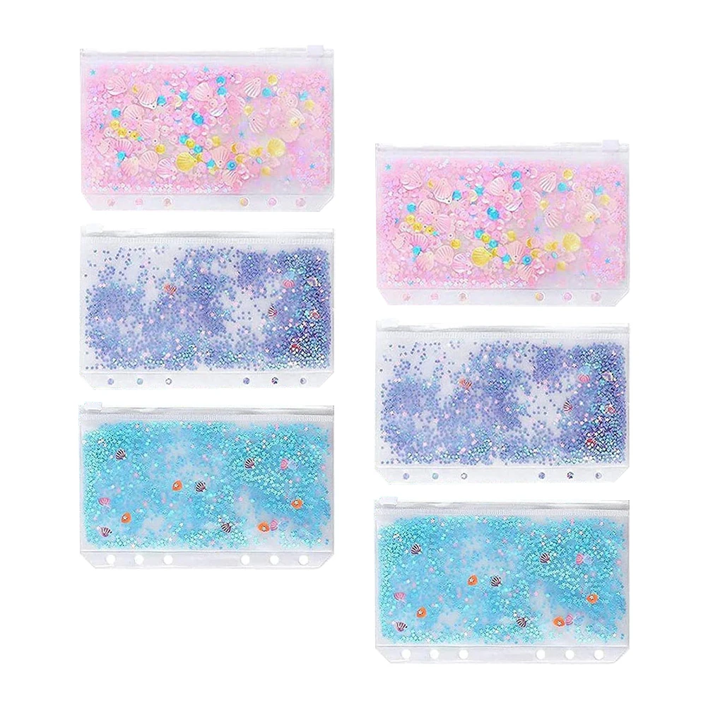 6pcs PVC Binder Pouch Storage Decorative A6 Zipper Folders 6-Holes Spiral Loose-Leaf Notebook Transparent Document Bag Office
6pcs PVC Binder Pouch Storage Decorative A6 Zipper Folders 6-Holes Spiral Loose-Leaf Notebook Transparent Document Bag Office