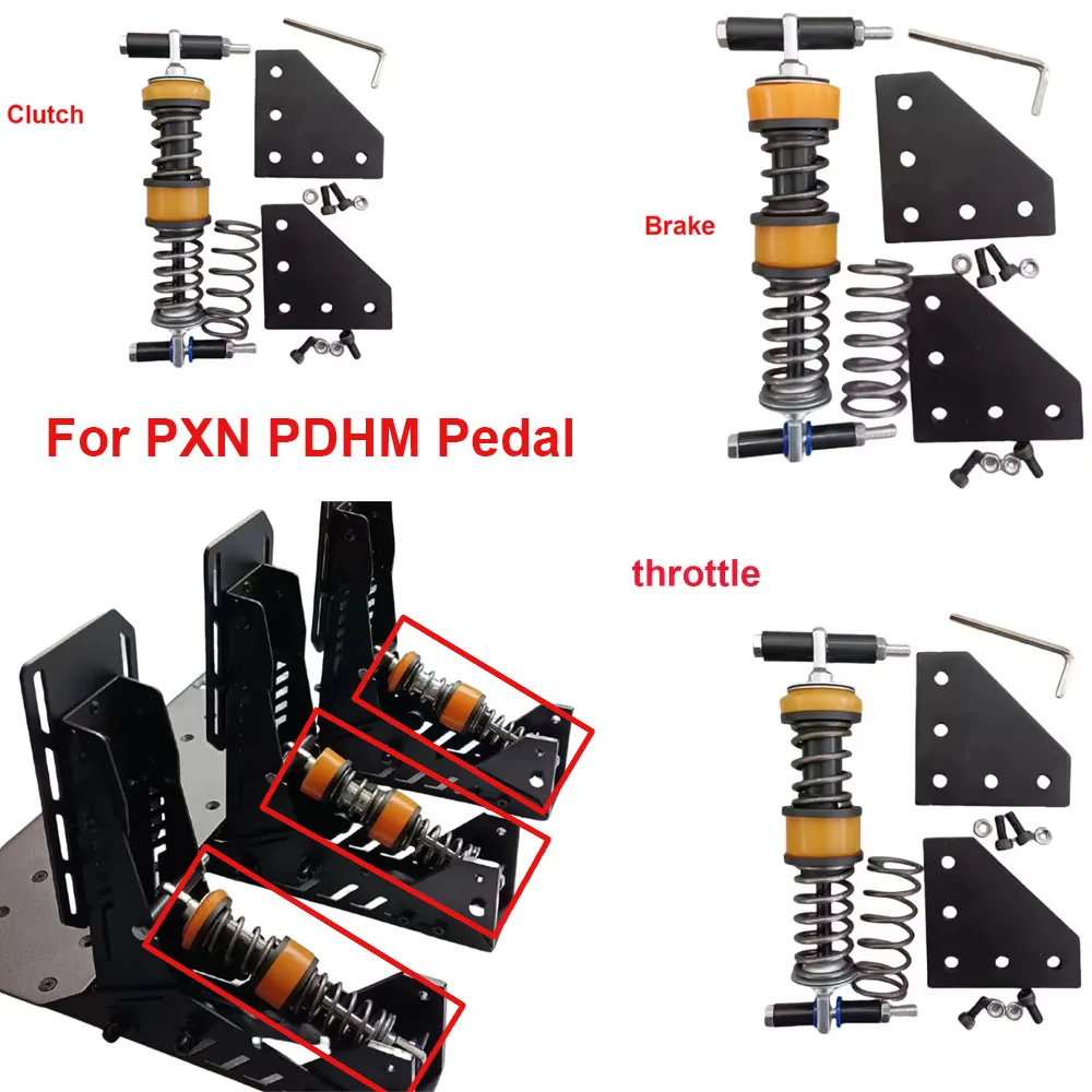 Для педали PXN PDHM Модификация имитации гоночной игры, педаль сцепления, тормоз дроссельной заслонки, комплект гидравлического пружинного демпфера
Для педали PXN PDHM Модификация имитации гоночной игры, педаль сцепления, тормоз дроссельной заслонки, комплект гидравлического пружинного демпфера