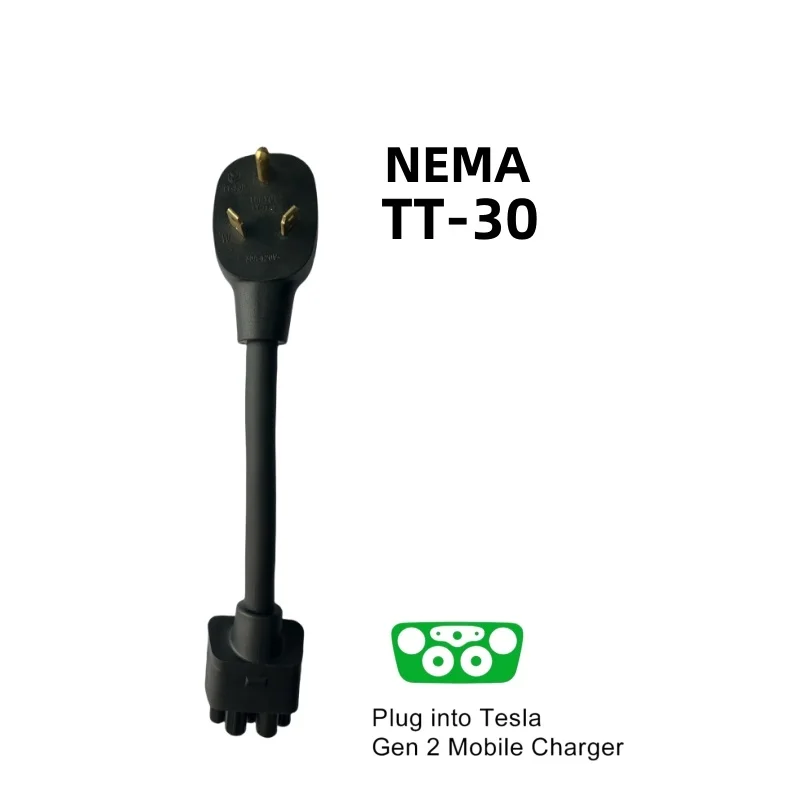 Для адаптера Tesla TT-30 Tesla Model s, 3, x, y Gen 2 Удлинительный кабель для зарядного устройства EV Разъем 240 В на 30 А 10 дюймов
Для адаптера Tesla TT-30 Tesla Model s, 3, x, y Gen 2 Удлинительный кабель для зарядного устройства EV Разъем 240 В на 30 А 10 дюймов