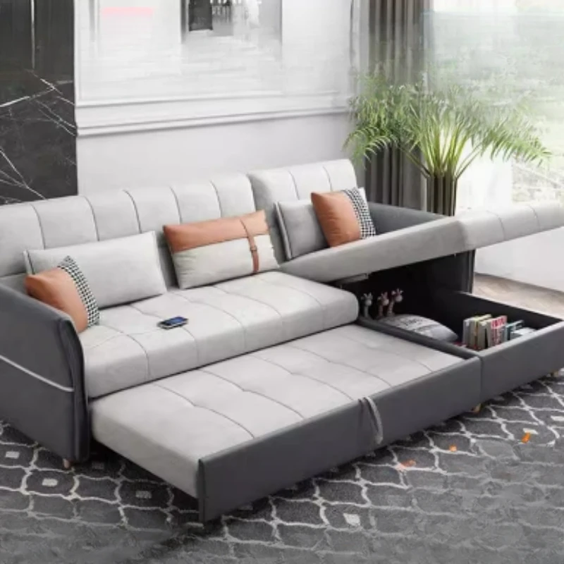 Sofa bed: foldable and storeable, small apartment, simple and multi-functional
Sofa bed: foldable and storeable, small apartment, simple and multi-functional